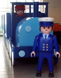 Groe Playmobil Eisenbahn